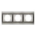 Panasonic Thea Blu Inox Beyaz 3'lü Çerçeve