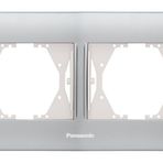 Panasonic Thea Blu Inox Matt Dore 2'li Çerçeve