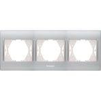 Panasonic Thea Blu Inox Matt Dore 3'lü Çerçeve