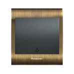 Panasonic Thea Blu Light Anahtar Çerçeve Antique + Dore Kapak Füme