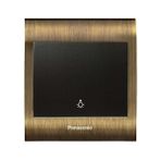 Panasonic Thea Blu Light Anahtar Çerçeve Antique + Dore Kapak Siyah