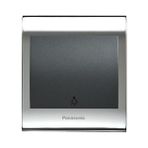 Panasonic Thea Blu Light Anahtar Çerçeve Chrome + Beyaz Kapak Füme