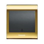 Panasonic Thea Blu Light Anahtar Çerçeve Gold + Dore Kapak Füme