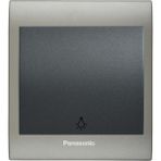 Panasonic Thea Blu Light Anahtar Çerçeve Inox + Beyaz Kapak Füme
