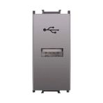Panasonic Viko Panasonic Modüler Antrasit USB Konnektör Alt+Kapak 1m - WVTT14194AN-TR