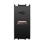 Panasonic Viko Panasonic Modüler Siyah USB Konnektör Alt+Kapak 1m - WVTT14194BL-TR