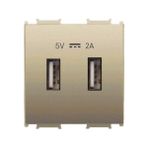 Panasonic Viko Panasonic Thea Modüler Dore USB Şarj Prizi Alt+Kapak 2m 5V-2A - WVTT22314DR-TR