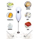Panayır Home Pilli Mini Mixer Kahve Süt Köpürtücü Karıştırıcı Cappuccino Mixer