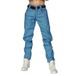 Panchitalk 1/6 Ölçekli Asker Pantolonu Klasik Kot ve Kemer Modeli 12'' Erkek Aksiyon Figürü Vücut için (Açık Mavi)