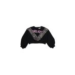 Panço 2221GB08040 Kazayağı Desenli Tül Detaylı Sweatshirt