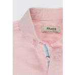 Panço Erkek Bebek Basic Pembe Oxford Gömlek
