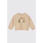 Panço Erkek Bebek Baskılı Açık Yeşil Sweatshirt