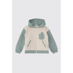 Panço Erkek Bebek Dinozor Baskılı Yeşil Sweatshirt