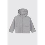 Panço Erkek Bebek Fermuarlı Gri Sweatshirt