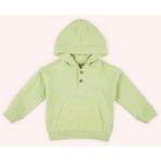 Panço Erkek Bebek Kapüşonlu Sweatshirt - 0 - 6 Ay - Mat Yeşil