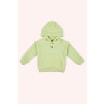 Panço Erkek Bebek Kapüşonlu Yeşil Sweatshirt