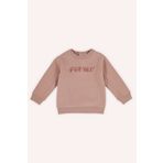 Panço Erkek Bebek Nakışlı Gül Rengi Sweatshirt