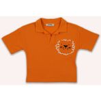 Panço Erkek Bebek Oranj Polo Yaka Tişört Kısa Kol Günlük Stil Örme Kumaş - Turuncu - 6 - 12 Ay