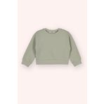 Panço Kız Bebek Bisiklet Yaka Haki Sweatshirt