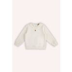 Panço Kız Bebek Ekru Sweatshirt