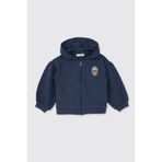 Panço Kız Bebek Fermuarlı Lacivert Sweatshirt