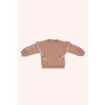 Panço Kız Bebek Nakışlı Gül Sweatshirt
