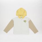 Panço Kız Çocuk Kapüşonlu Sweatshirt Beyaz