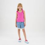 Panço Kız Çocuk Kolları Bağlama Detaylı Atlet - 9 Yaş - Pembe