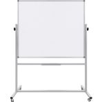 Panda 120 x 140 Cm - 360° Dönerli Ayaklı Çift Taraflı Tekerlekli Mobil Yazı Tahtası - Pan302