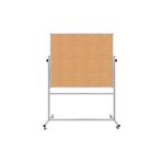 Panda 120 x 140 CM Çift Taraflı 360 Dönerli Tekerlekli Mobil Mantar Pano - pan177