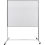 Panda 120 x 140 cm Yazı Tahtası Tek Taraflı Tekerlekli Ayaklı Alüminyum Çerçeveli