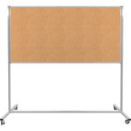 Panda 120 x 180 Cm Mantar Pano Tekerlekli Ayaklı Sabit Tek Taraflı