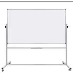 Panda 120 x 200 cm Yazı Tahtası Çift Taraflı 360° Dönerli Tekerlekli Ayaklı