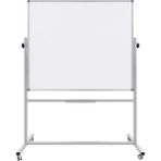 Panda 120X140 CM-360° Dönerli Ayaklı Çift Taraflı Tekerlekli Mobil Yazı TAHTASI-PAN302