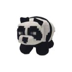 (PANDA-25CM) Minecraft Creeper Enderman Peluş Oyuncak Piksel Bebek (Yurt Dışından) - Siyah