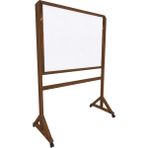Panda 387 Nostalji Lüks Ahşap Çerçeve Ayaklı Çift Taraflı Yazı Tahta ı 90 x 120 cm