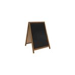 Panda 60X85 Cm Ahsap Ayakli Cati Tipi Yazi Tahtasi Siyah Pan121