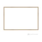 Panda 60X90 Naturel Ahşap Çerçeve Yazı Tahtası - Beyaz-