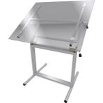 Panda 70 x 100 cm Profesyonel Çizim Masası Ayaklı - Gri - 1 Adet