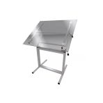 Panda 70x100 Cm Camlı Teknik Çizim Proje Masası Profesyonel Metal Yükseklik Ayarlı