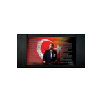 Panda 80x160 Cm Atatürk Dijital Baskılı Deri Kaplı Çerçeveli Makam Panosu