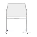 Panda 90 x 120 cm 360 Derece Dönerli Çift Taraflı Laminat Yazı Tahtası 1 Adet Beyaz Renk