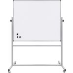 Panda 90 x 120 Cm Mıknatıs Yüzey 360° Dönerli Ayaklı Çift Taraflı Tekerlekli Mobil Yazı Tahtası - Pan570