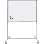 Panda 90 x 120 Tekerlekli Ayaklı Mıknatıslı Tek Taraflı Beyaz Yazı Tahtası