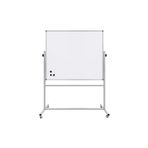 Panda 90X120 cm Mıknatıs Yüzey 360° Dönerli Ayaklı Çift Taraflı Tekerlekli Mobil Yazı TAHTASI-PAN570
