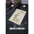 Panda Ahşap Plan Defteri - Tarihsiz Ajanda - Günlük Planlayıcı (Ders Planlama Defteri) A5