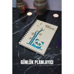 Panda Ahşap Plan Defteri - Tarihsiz Ajanda - Günlük Planlayıcı (Tarihsiz Planlama Defteri) A5