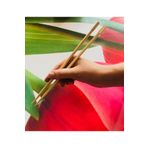 Panda Bamboo Chopsticks 2'li Yıkanabilir Çin Yemek Çubuğu