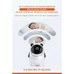 Panda Bebek Kamerası 1080P Gece Görüşkü - Yeni Model Tablet Ekranlı Uzaktan Kontrol
