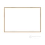 Panda Doğal Ahşap Çerçeve Yazı Tahtası 60x90 cm Renk Seçenekleri ile